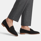 Women's Penny Loafers with Apron Toe and Slip On Design