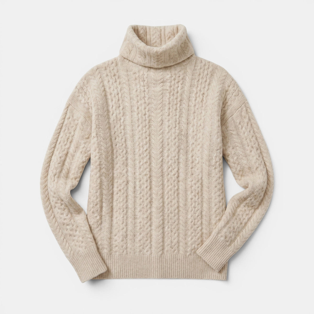 Women's Relaxed Fit High Neck Knit Sweater SnugBubs Australia