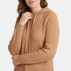 Women's Relaxed Fit Hoodie Warm Lightweight Knit Sweater SnugBubs Australia