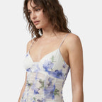 Women's Ruffled Maxi Dress Flowing Floral SnugBubs Australia
