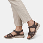 Women's Sandals with Adjustable Strap and Open Toe
