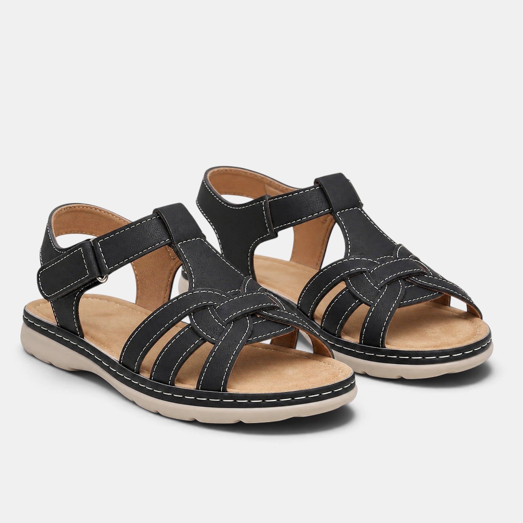 Women's Sandals with Adjustable Strap and Open Toe