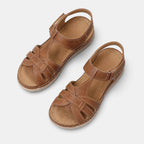 Women's Sandals with Adjustable Strap and Open Toe