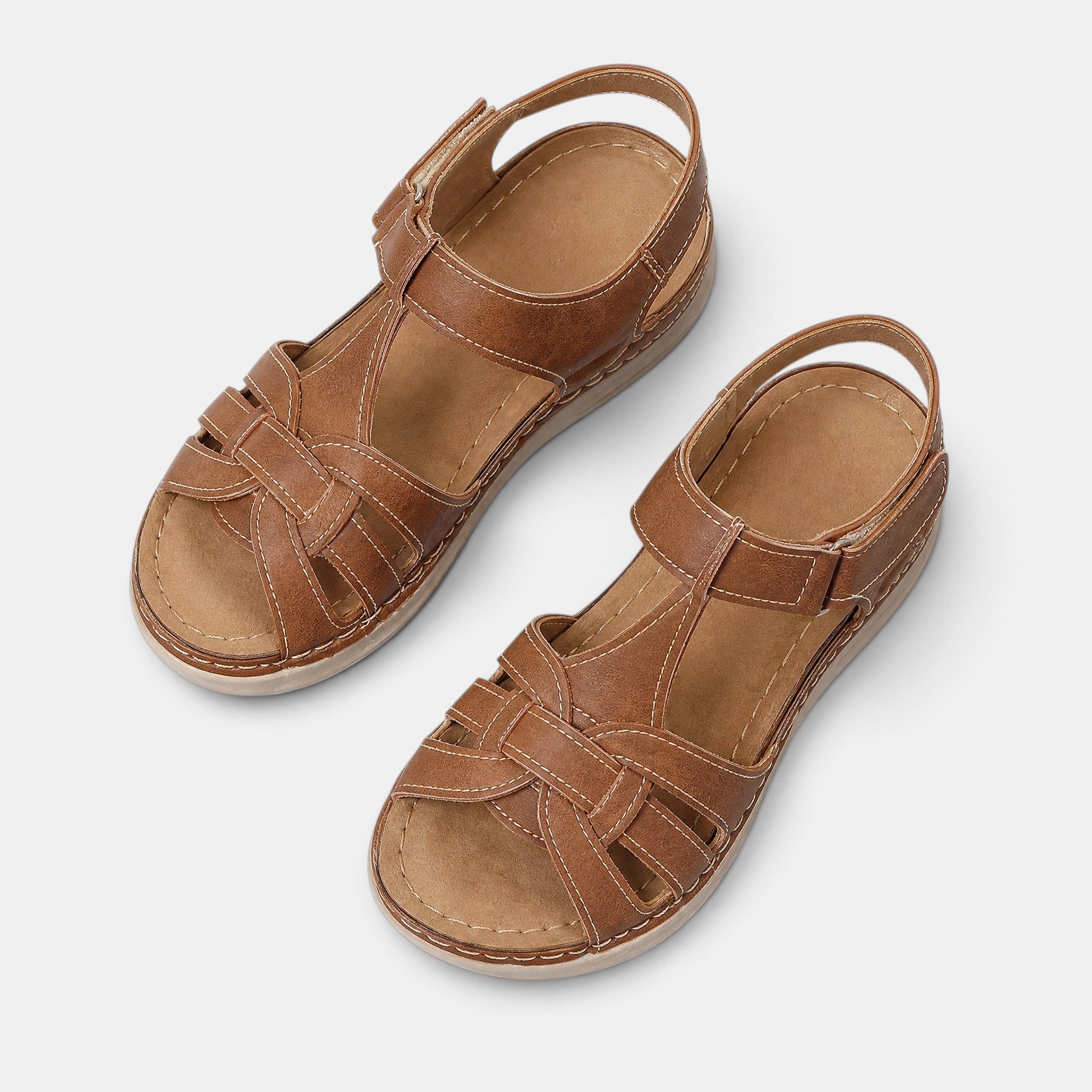 Women's Sandals with Adjustable Strap and Open Toe