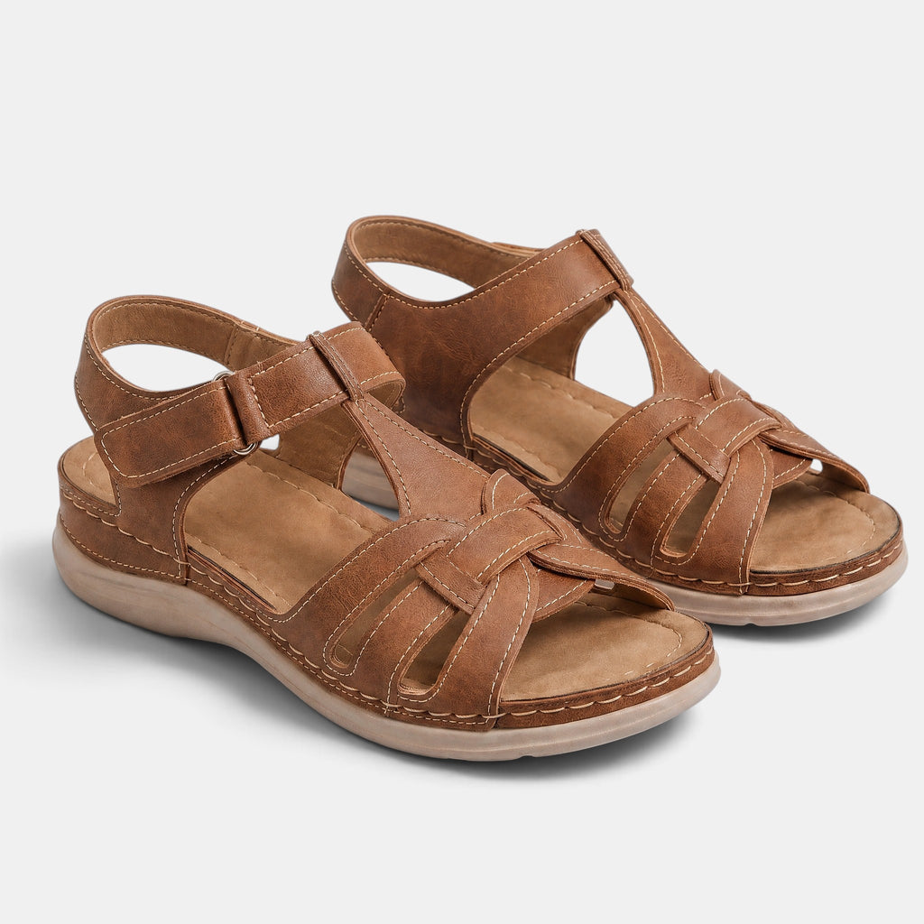 Women's Sandals with Adjustable Strap and Open Toe