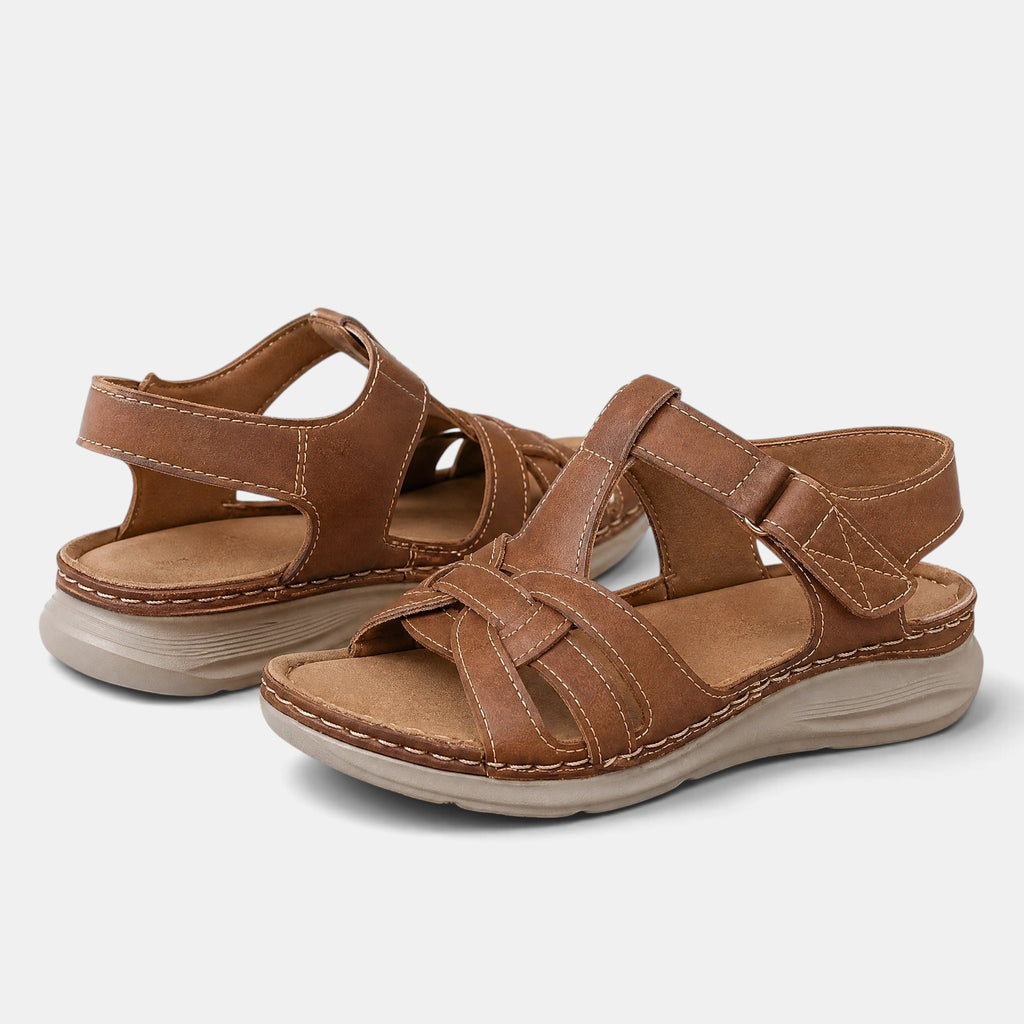 Women's Sandals with Adjustable Strap and Open Toe