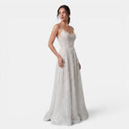 Women's Sequin Maxi Dress Elegant Formal Evening Gown SnugBubs Australia