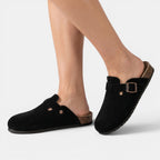 Women's Slip-On Cork Clogs with Soft Footbed Support SnugBubs Australia