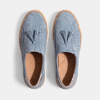 Women's Slip On Shoes with Tassel Detail and Perforated Design